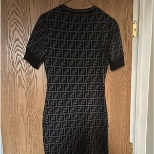 Fendi dress worn twice black and grey